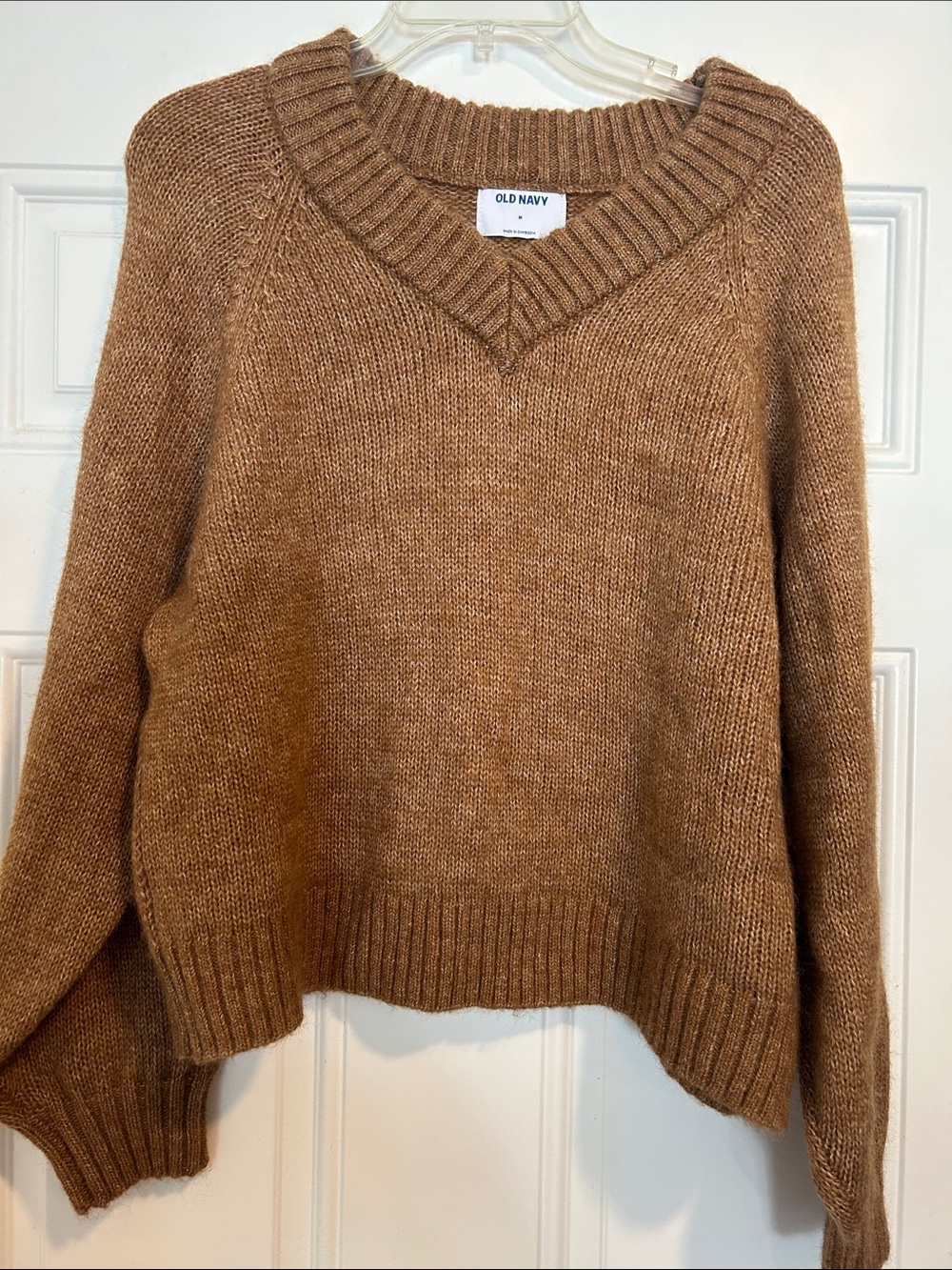 Old Navy Brown V-Neck Sweater